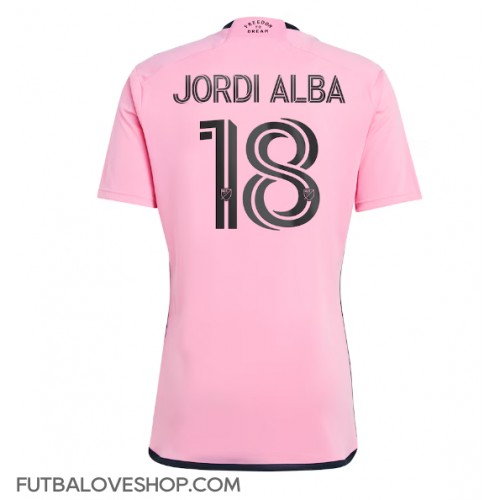 Dres Inter Miami Jordi Alba #18 Domáci 2024-25 Krátky Rukáv